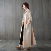 Japanese Linen Kaftan | Handcrafted Button Details | Timeless Elegance